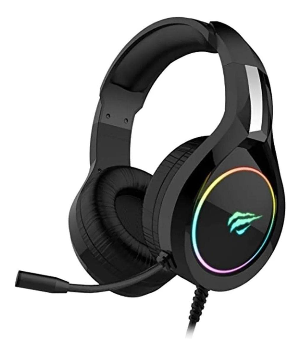 Havit Headphone Fone de Ouvido H2002d, Gamer, com Microfone, Falante 53mm, Plug 3, 5mm: compatível com XBOX ONE e PS4, HAVIT, HV-H2002d