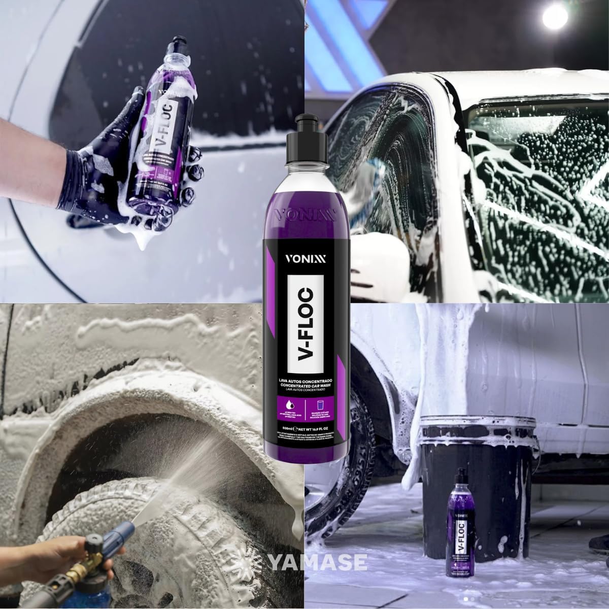 KIT SHAMPOO V-FLOC CERA TOK FINAL REVITALIZADOR INTENSE 240ML VONIXX PRETINHO VINTEX
