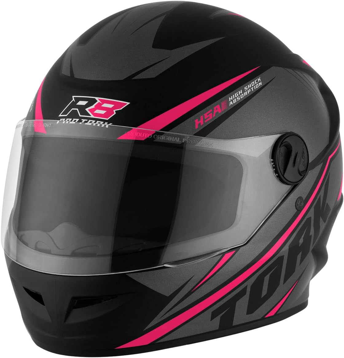 CAPACETE FECHADO PRO TORK R8 ROSA TAM. 56