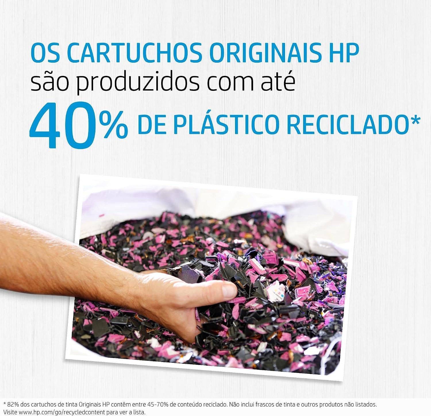 Cartucho de tinta HP 667 Preto Original (3YM79AB) Para Impressora Deskjet 2376, 2776, 6476, 5076, 5276