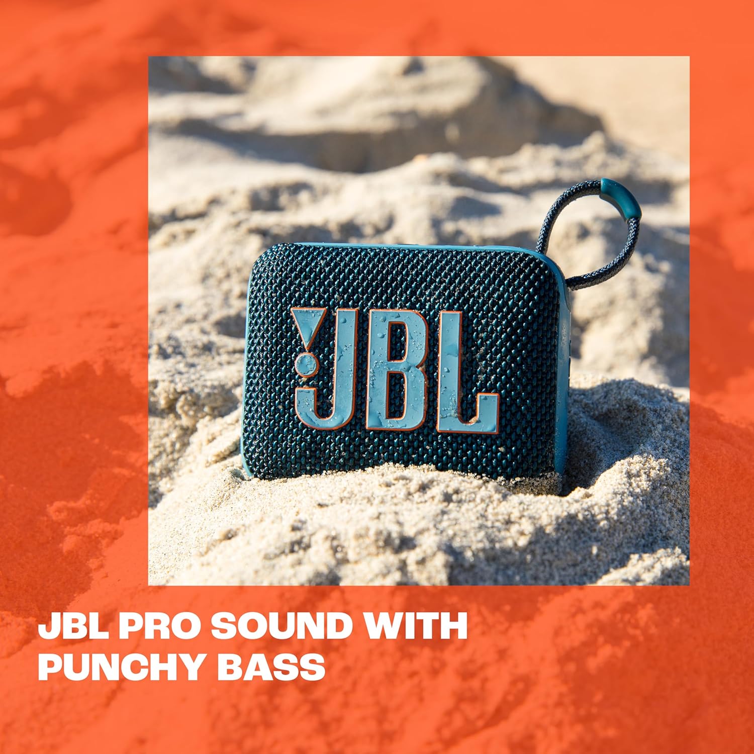 JBL, Caixa de Som, Go 4, Bluetooth, Portátil, Auracast, À Prova D'água e Poeira - Preta