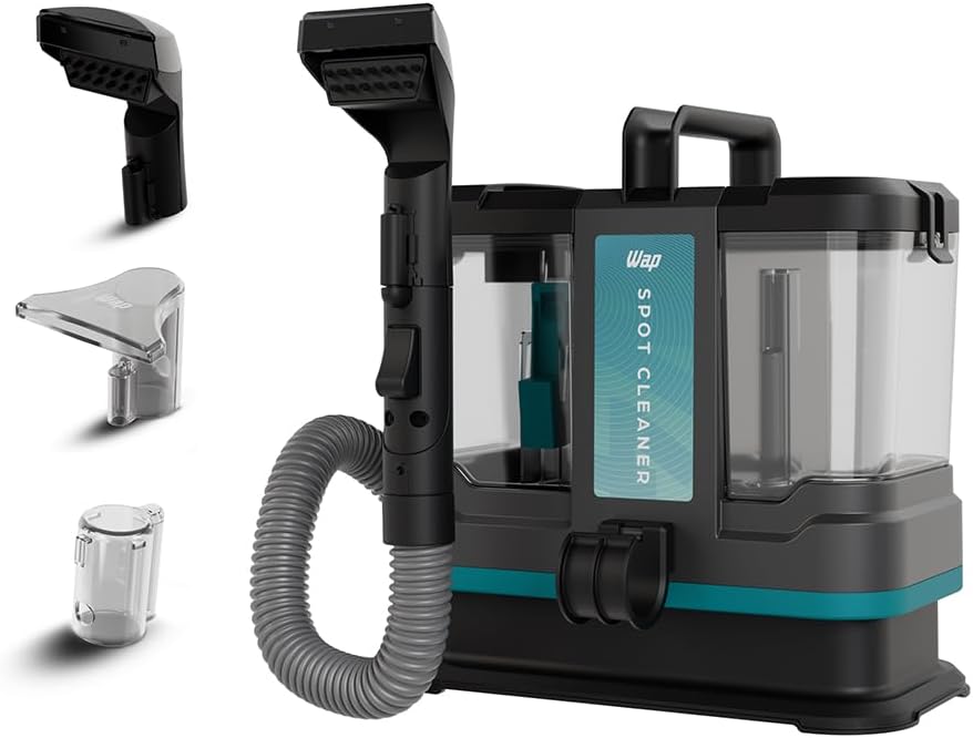 WAP Extratora e Higienizadora 3 em 1 WAP SPOT CLEANER W4 1650W Leve Compacta Alcance de 6 Metros Com 3 Acessórios (110, Volts)