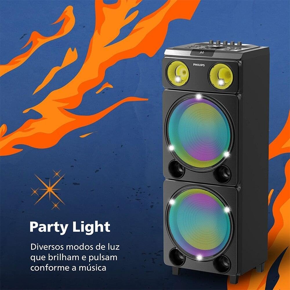 CAIXA DE SOM BLUETOOTH 5.3 TWS PARTY SPEAKER 2400W - TAX5509