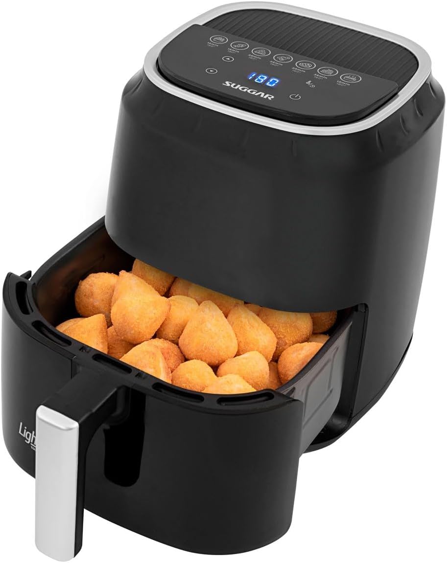 SUGGAR FRITADEIRA LIGHT FRY TOUCH CONTROL 4 LITROS PRETA 110V FT0041PT