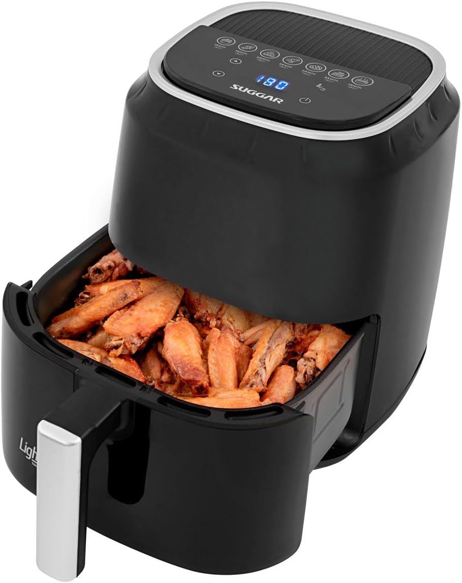 SUGGAR FRITADEIRA LIGHT FRY TOUCH CONTROL 4 LITROS PRETA 110V FT0041PT