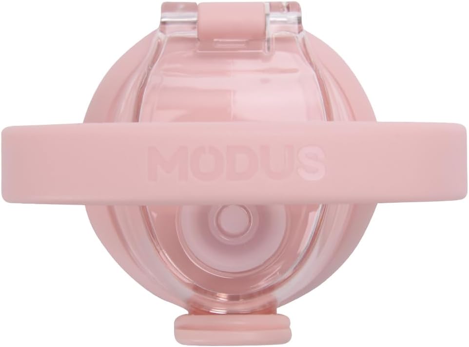 Garrafa Térmica 1700ml - Duplamente Isolada a Vácuo, Canudo e Base Emborrachada Anti Derrapante, Mantém Bebidas Quentes por 12 Horas e Geladas por 24 Horas (Rosa)