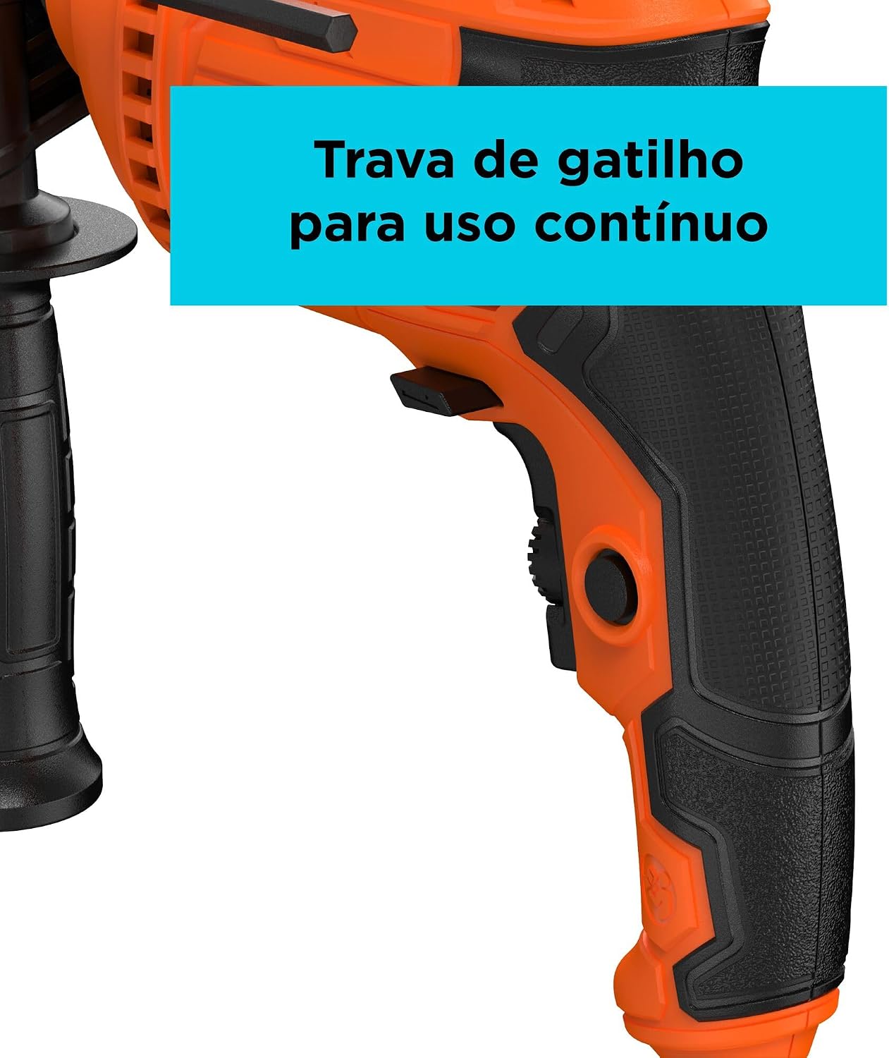 BLACK+DECKER Furadeira de Impacto 13mm, Potência 650W, com Acessórios, BED713650, 110V