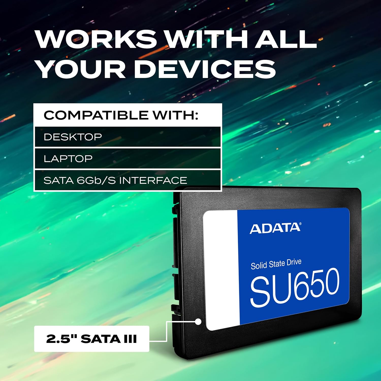 SSD ADATA SU650 2,5 512 GB