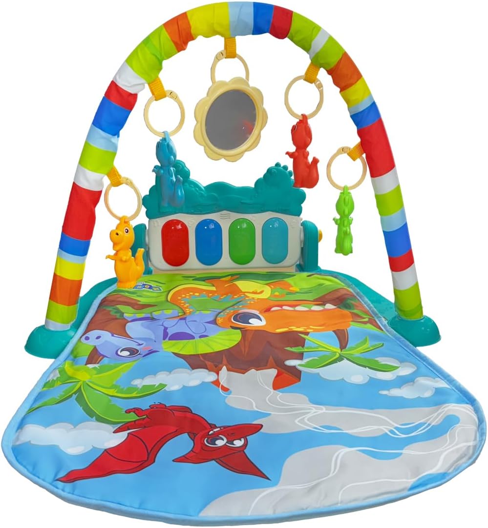 Tapete de Atividades Para Bebê Piano Funny Dino Maxi Baby