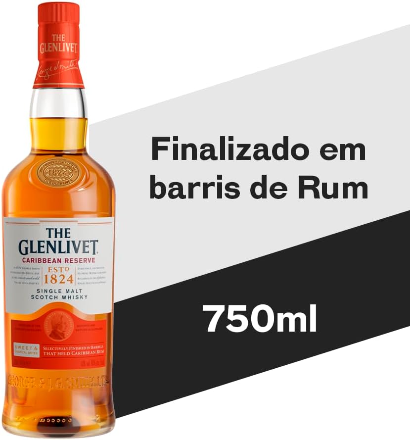 Whisky Glenlivet Caribbean Reserve, 750ml