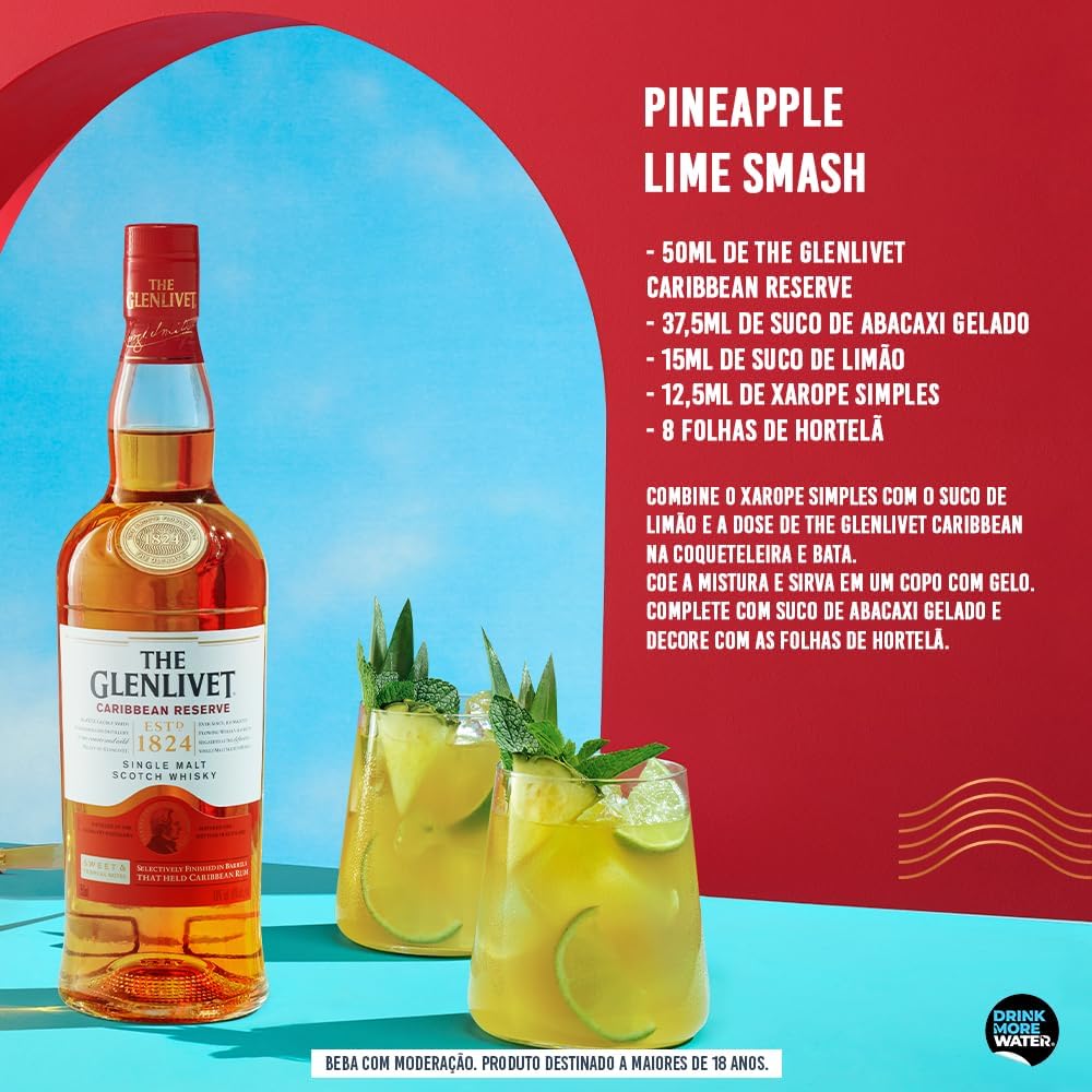 Whisky Glenlivet Caribbean Reserve, 750ml