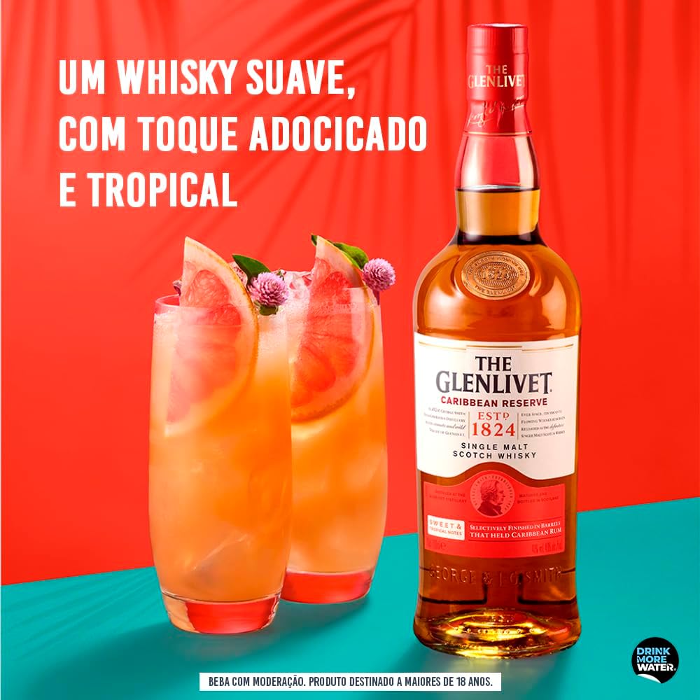Whisky Glenlivet Caribbean Reserve, 750ml