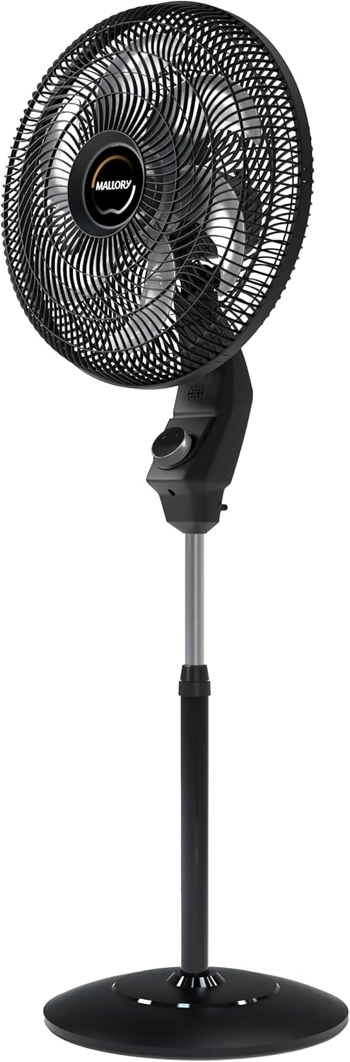Ventilador de Coluna Mallory Éolo 126W, Silencioso, Hélice de 6 pás, Grade Especial em Sistema TS, Máxima Vazão e Mínimo Ruído – PR-GF- 220V