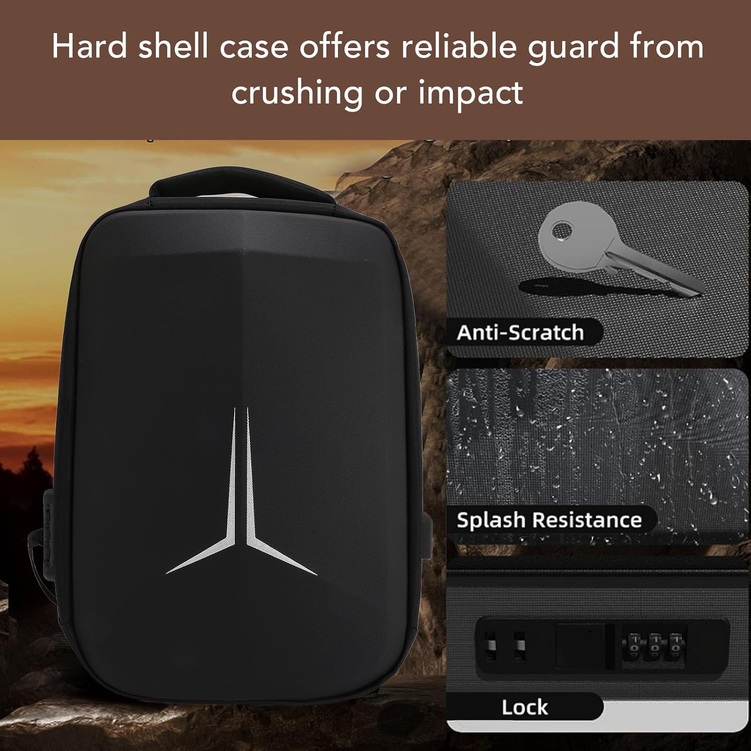 Mini bolsa de viagem Starlink, mochila para laptop em tecido à prova d'água, mochila resistente à pressão para Starlink com porta de carregamento USB