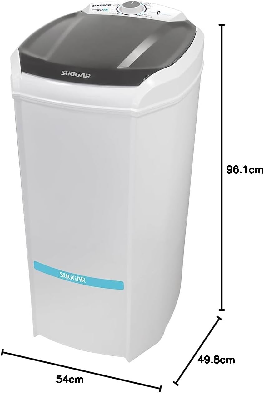 SUGGAR LAVADORA DE ROUPAS LAVAMAX ECO 15KG 110V BRANCA LE1521BR