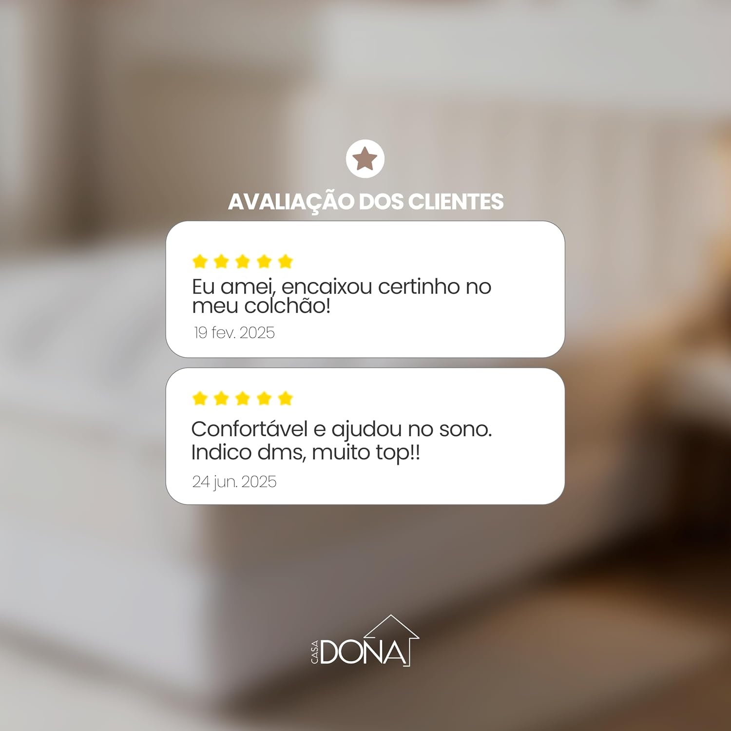Pillow Top Casa Dona Extra Macio 5cm Tecido Premium 400 Fios Antialérgico e Antiácaro Fixação com Elástico Upgrade