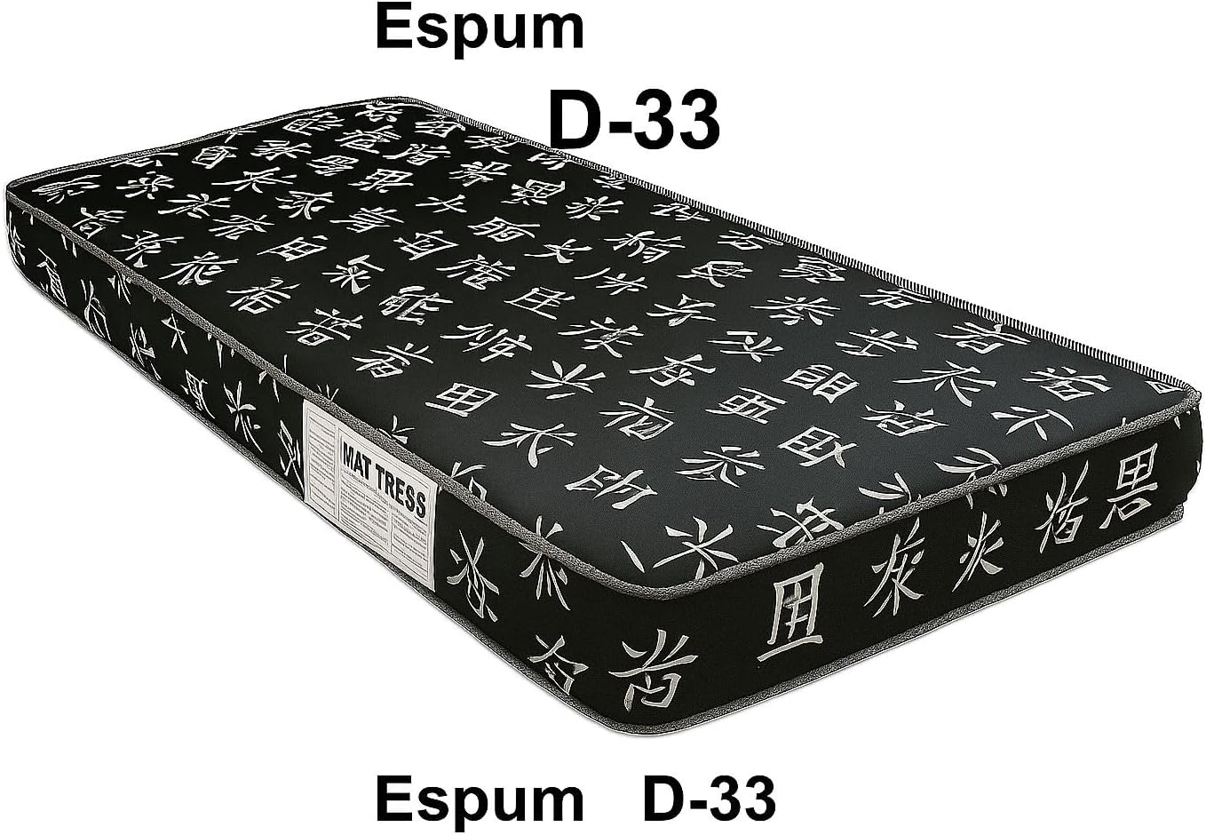 Colchão Espuma D33 Solteiro Quarto Cama 188X88X12- CM
